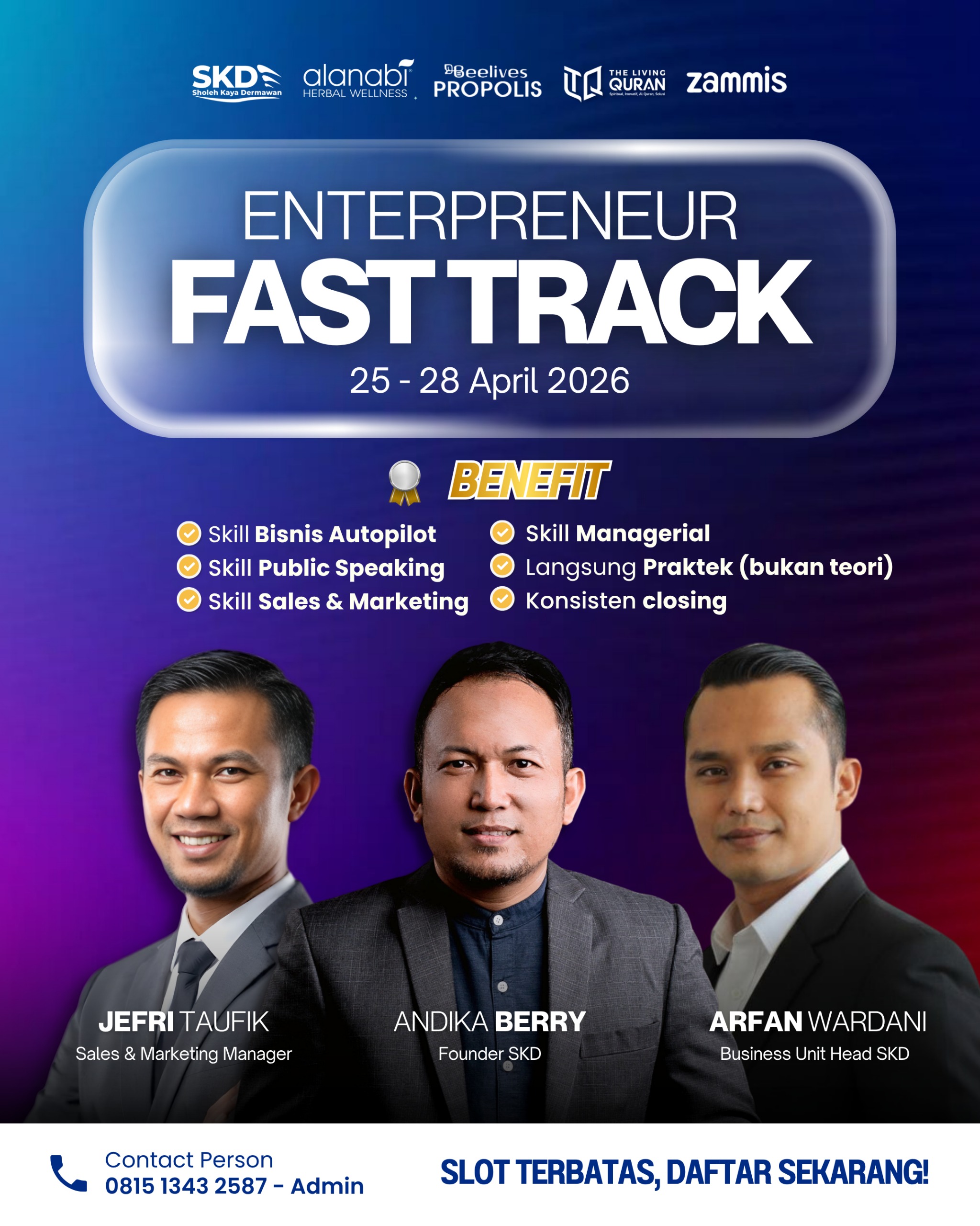 Flyer Entrepreneur Fast Track SKD